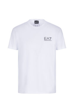 EA7 T-SHIRT IN JERSEY CON LOGO SULLA SCHIENA