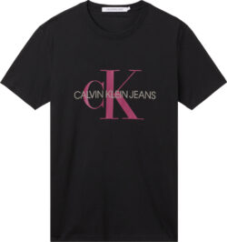 CALVIN KLEIN JEANS T-SHIRT SLIM IN COTONE BIOLOGICO CON MONOGRAMMA
