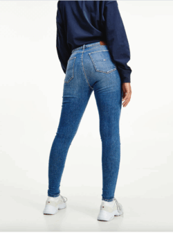 TOMMY JEANS SYLVIA SUPER SKINNY FIT A VITA ALTA