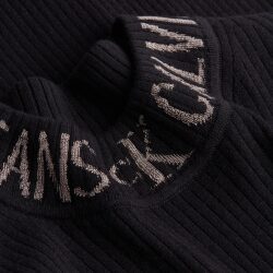 Alternative view of CALVIN KLEIN JEANS ABITO IN MAGLIA CON COLLETTO A COSTINE CON LOGO