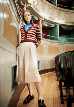 CROCHE' CARDIGAN A RIGHE