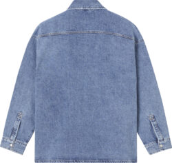 Alternative view of CALVIN KLEIN GIACCA A CAMICIA IN DENIM
