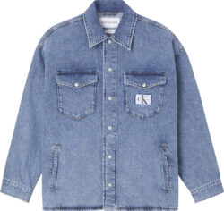CALVIN KLEIN GIACCA A CAMICIA IN DENIM