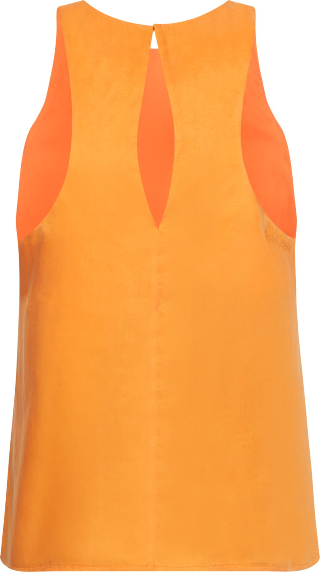 Alternative view of CALVIN KLEIN TOP SENZA MANICHE IN TWILL DI SATIN