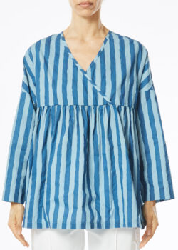 ALESSIA SANTI BLUSA MANICA LUNGA CON SCOLLO A V