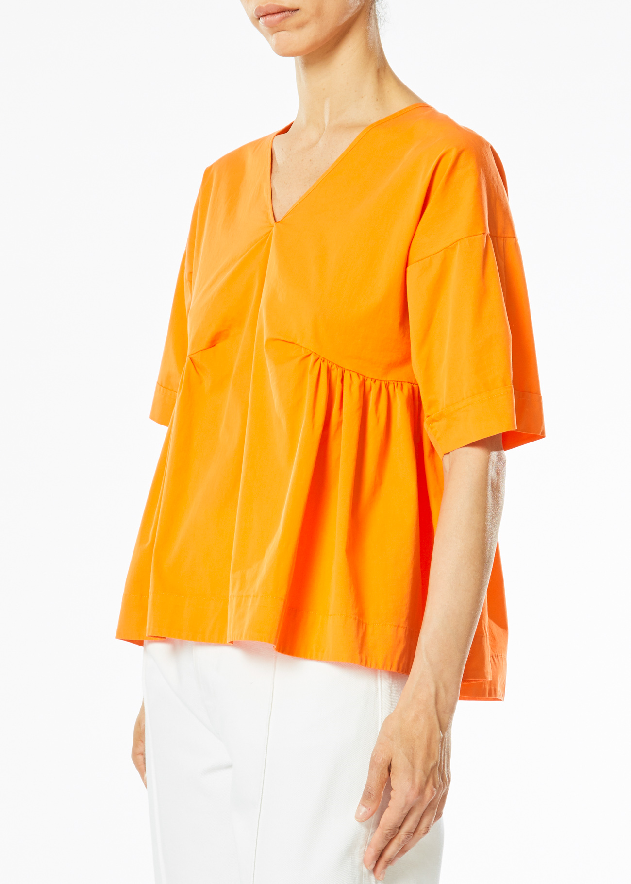 ALESSIA SANTI BLUSA CON SCOLLO A V COLOR MANGO