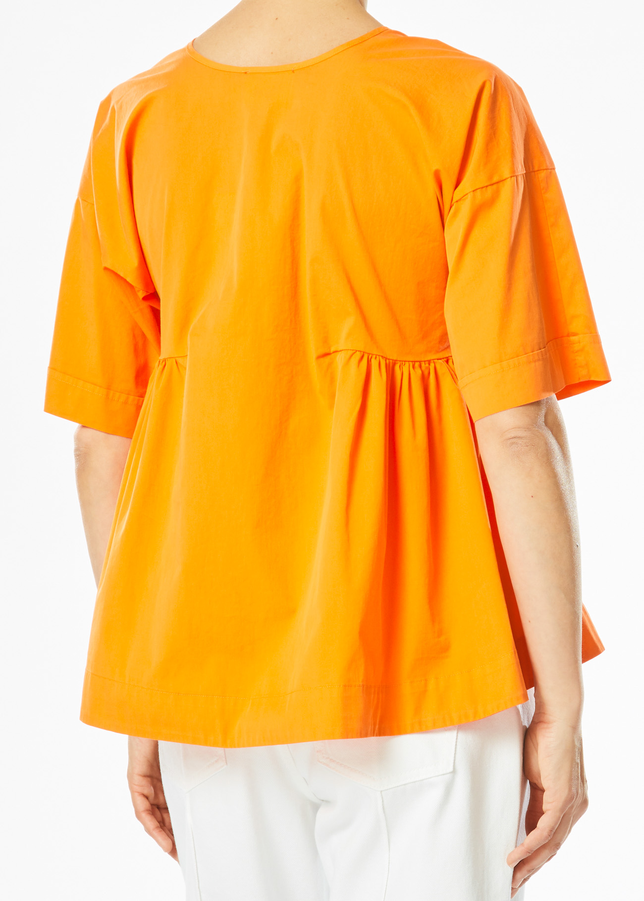 Alternative view of ALESSIA SANTI BLUSA CON SCOLLO A V COLOR MANGO