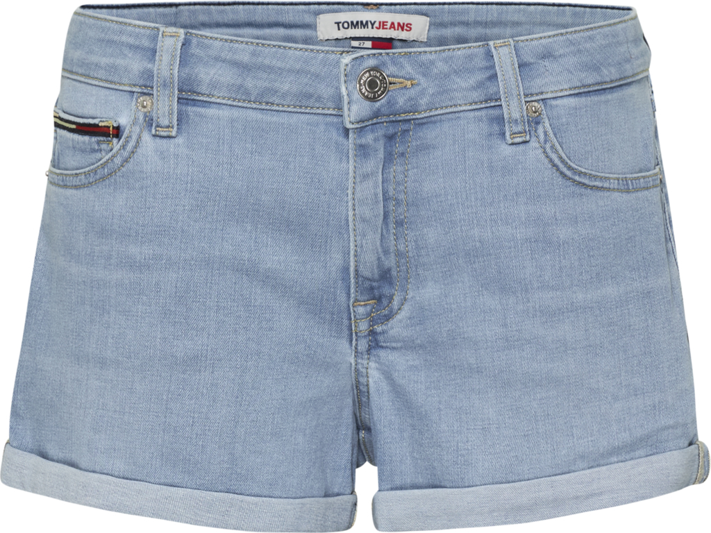 TOMMY JEANS SHORTS IN DENIM SBIADITO