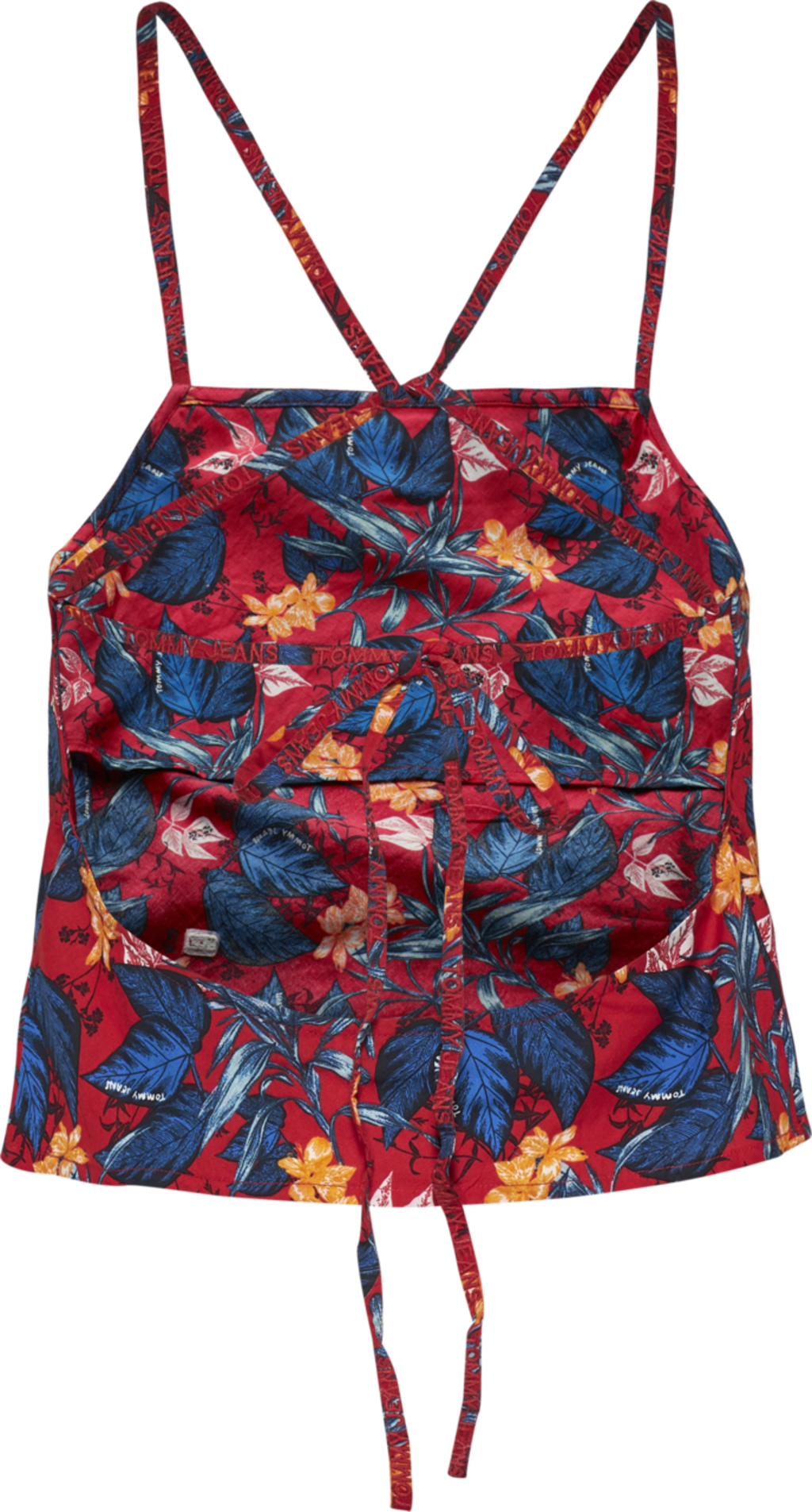 Alternative view of TOMMY JEANS CANOTTA CON STAMPA TROPICALE E LACCETTI