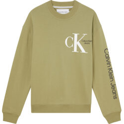 Alternative view of CALVIN KLEIN FELPA TAGLIO RELAXED CON MONOGRAMMA
