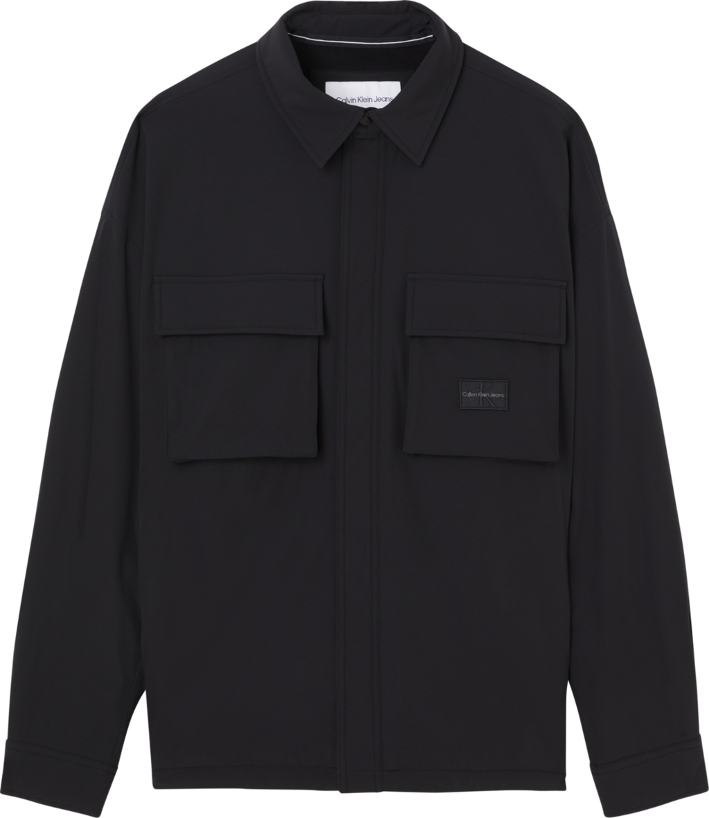 CALVIN KLEIN JEANS GIACCA-CAMICIA FODERATA IN FELPA RELAXED-FIT
