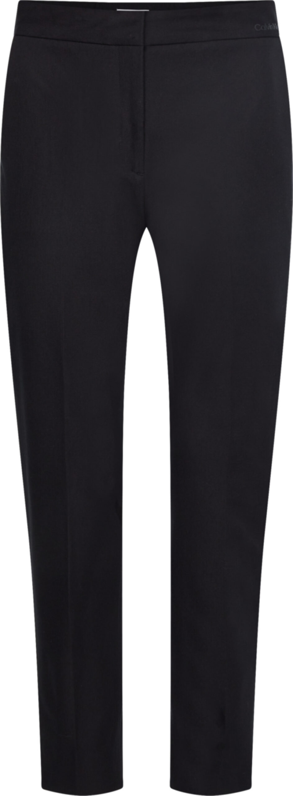 CALVIN KLEIN PANTALONI IN GABARDINE A SIGARETTA ELASTICIZZATI