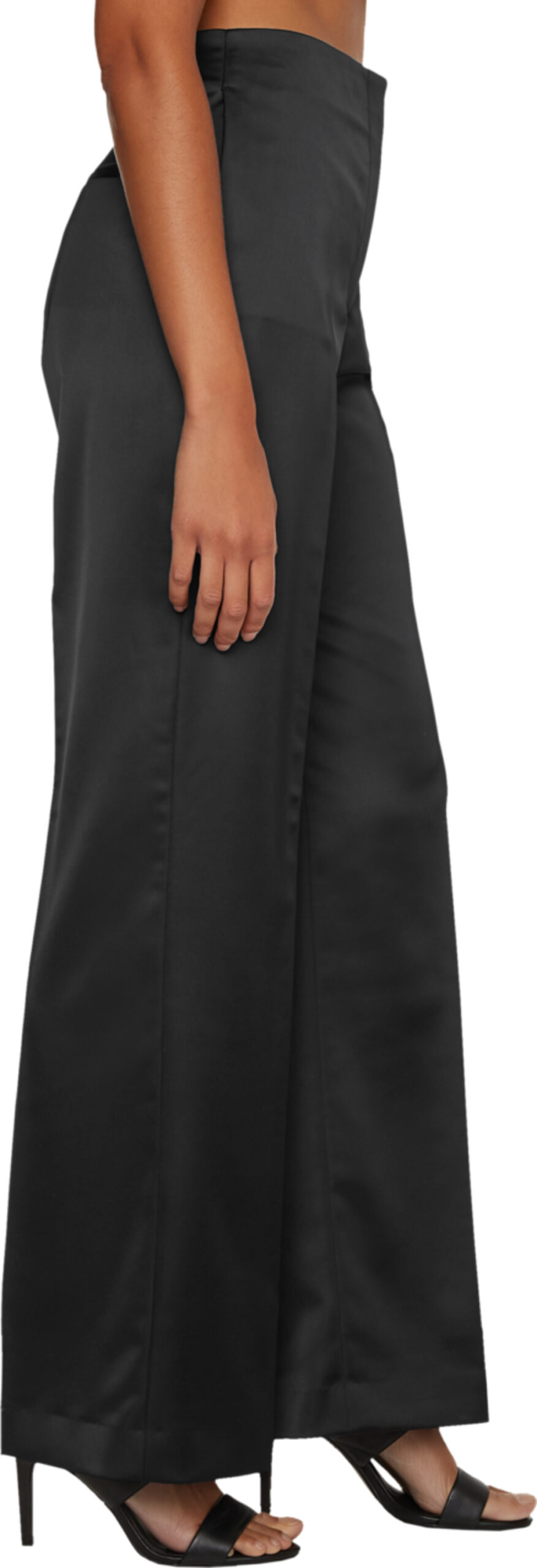 Alternative view of CALVIN KLEIN PANTALONI GAMBA LARGA IN RASO