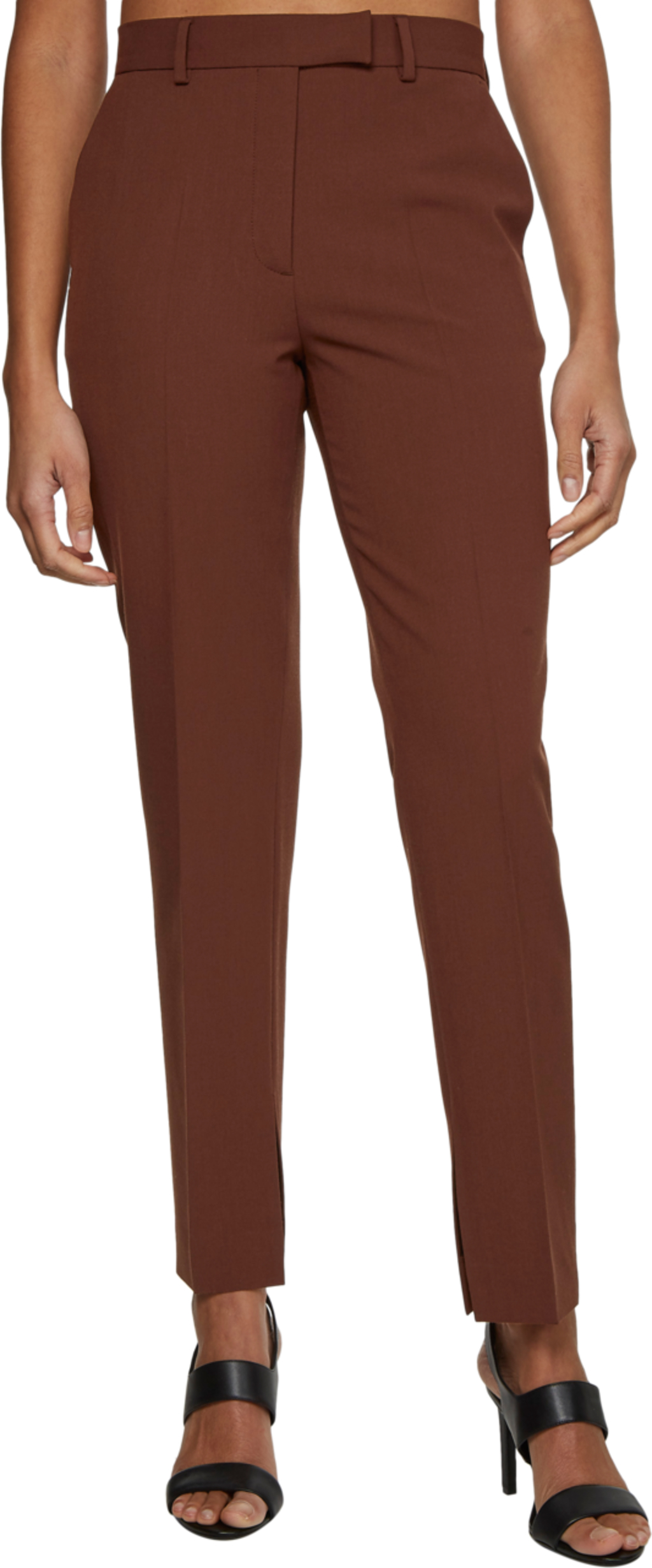 Alternative view of CALVIN KLEIN PANTALONI SLIM SARTORIALI CON ORLO CON SPACCO