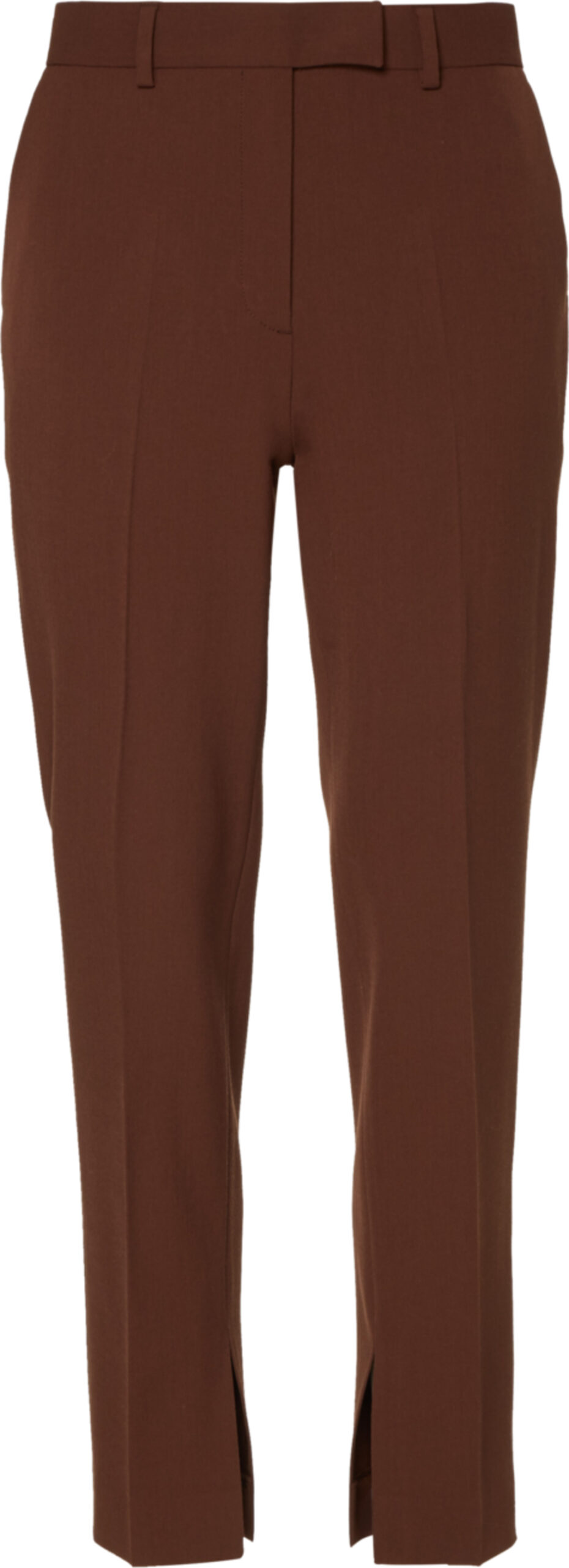 CALVIN KLEIN PANTALONI SLIM SARTORIALI CON ORLO CON SPACCO