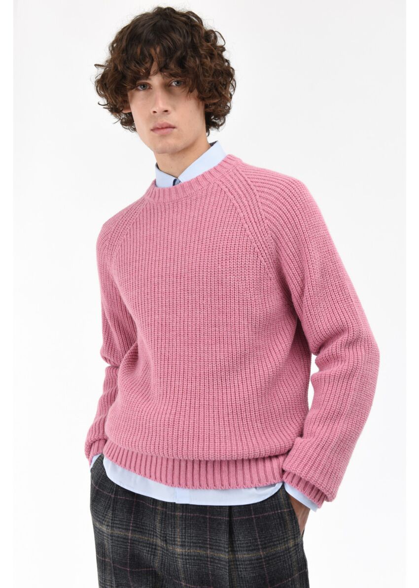 MANUEL RITZ MAGLIA GIROCOLLO COSTA INGLESE IN MISTO LANA