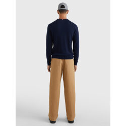 Alternative view of TOMMY HILFIGER MAGLIA CON MONOGRAMMA TH IN COTONE E CASHMERE