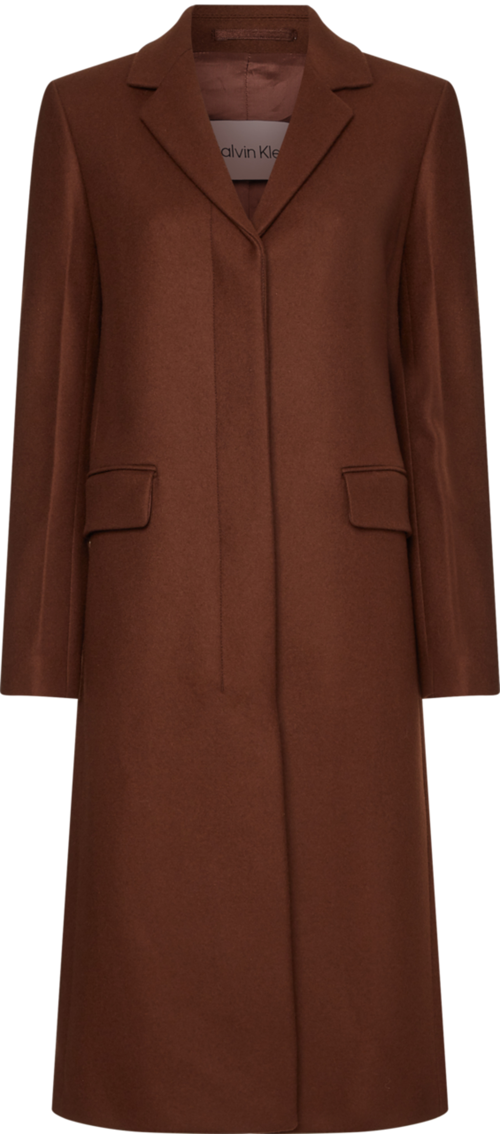 CALVIN KLEIN CAPPOTTO SARTORIALE IN LANA