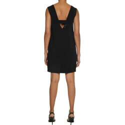 Alternative view of CALVIN KLEIN ABITO TRAVEL IN CREPE CON SCOLLO A V
