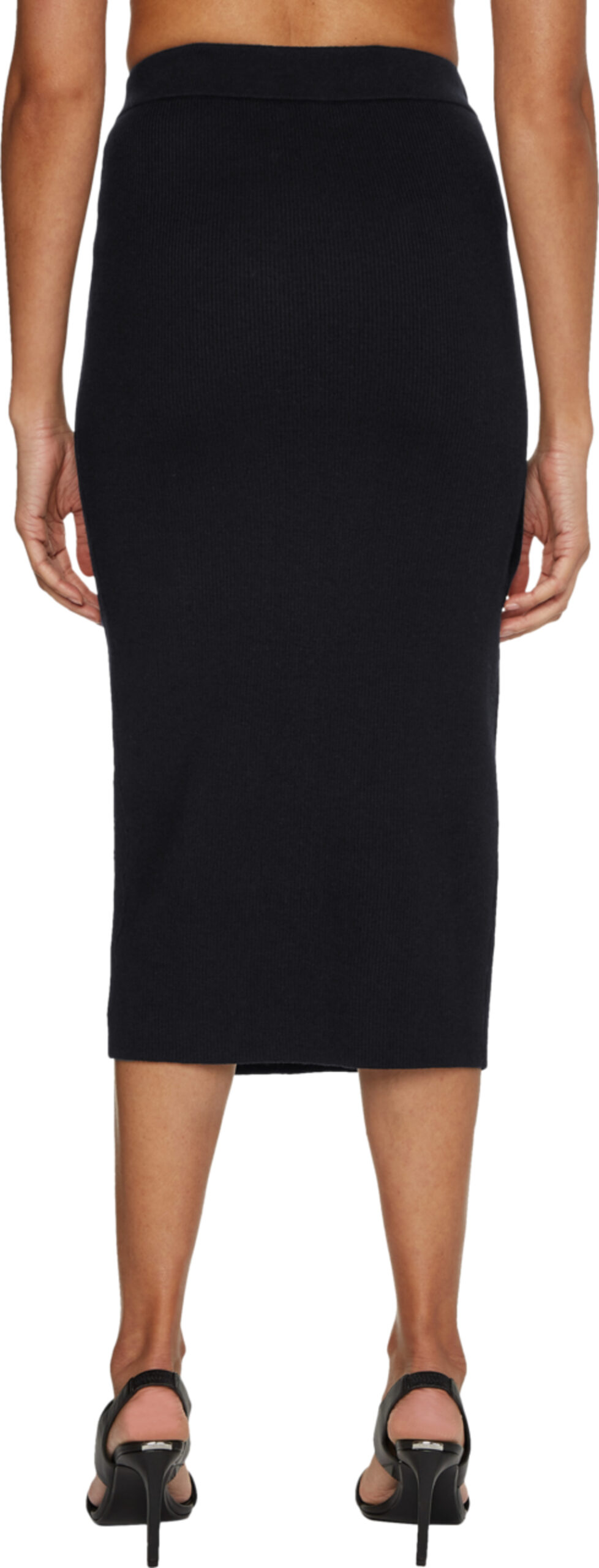 Alternative view of CALVIN KLEIN GONNA ADERENTE A COSTINE