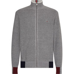 TOMMY HILFIGER PULLOVER CON ZIP E DETTAGLI COLOR BLOCK