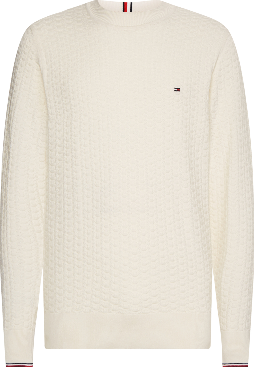 TOMMY HILFIGER PULLOVER IN MAGLIA STRUTTURATA