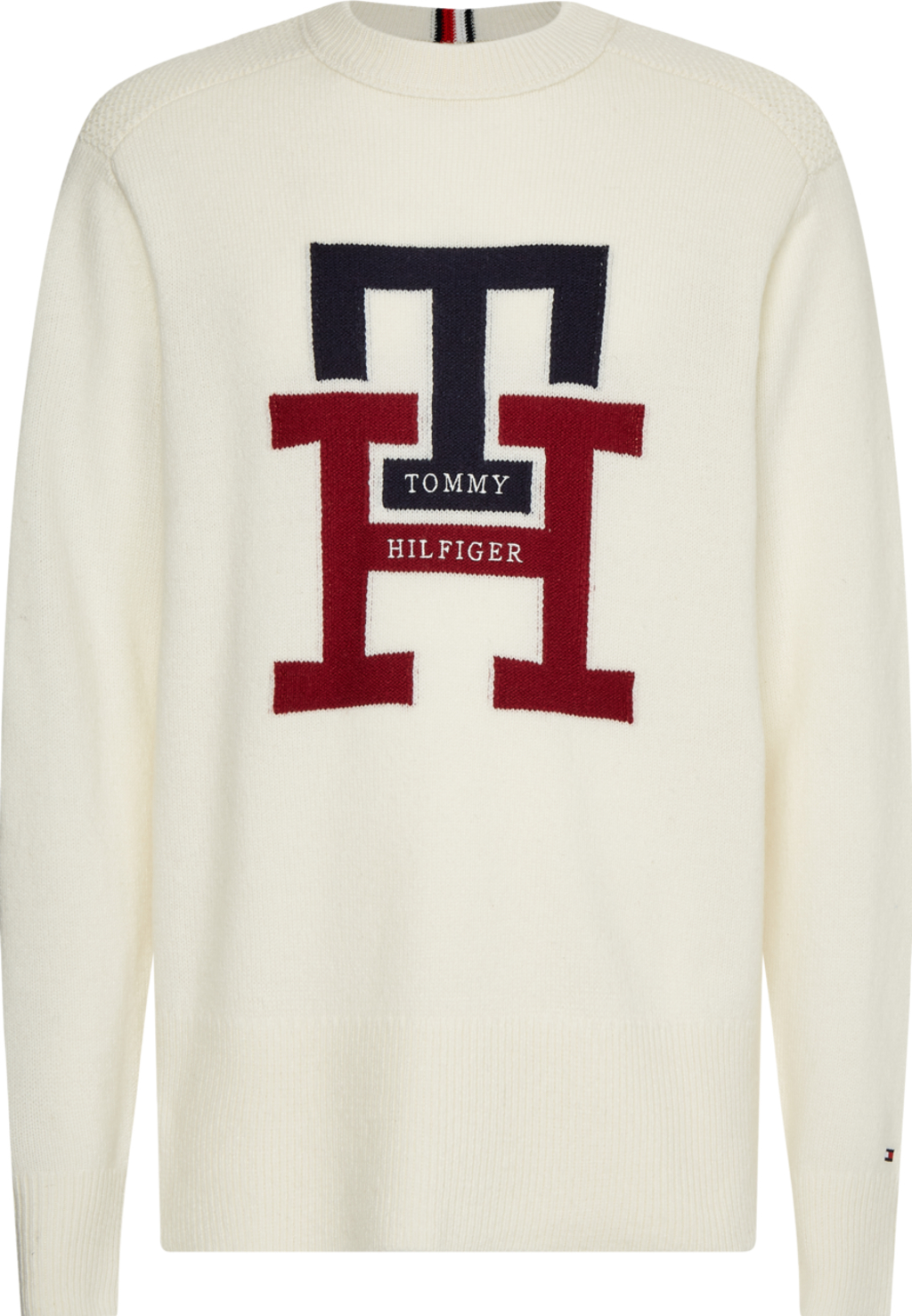 TOMMY HILFIGER MAGLIA CON MONOGRAMMA TH