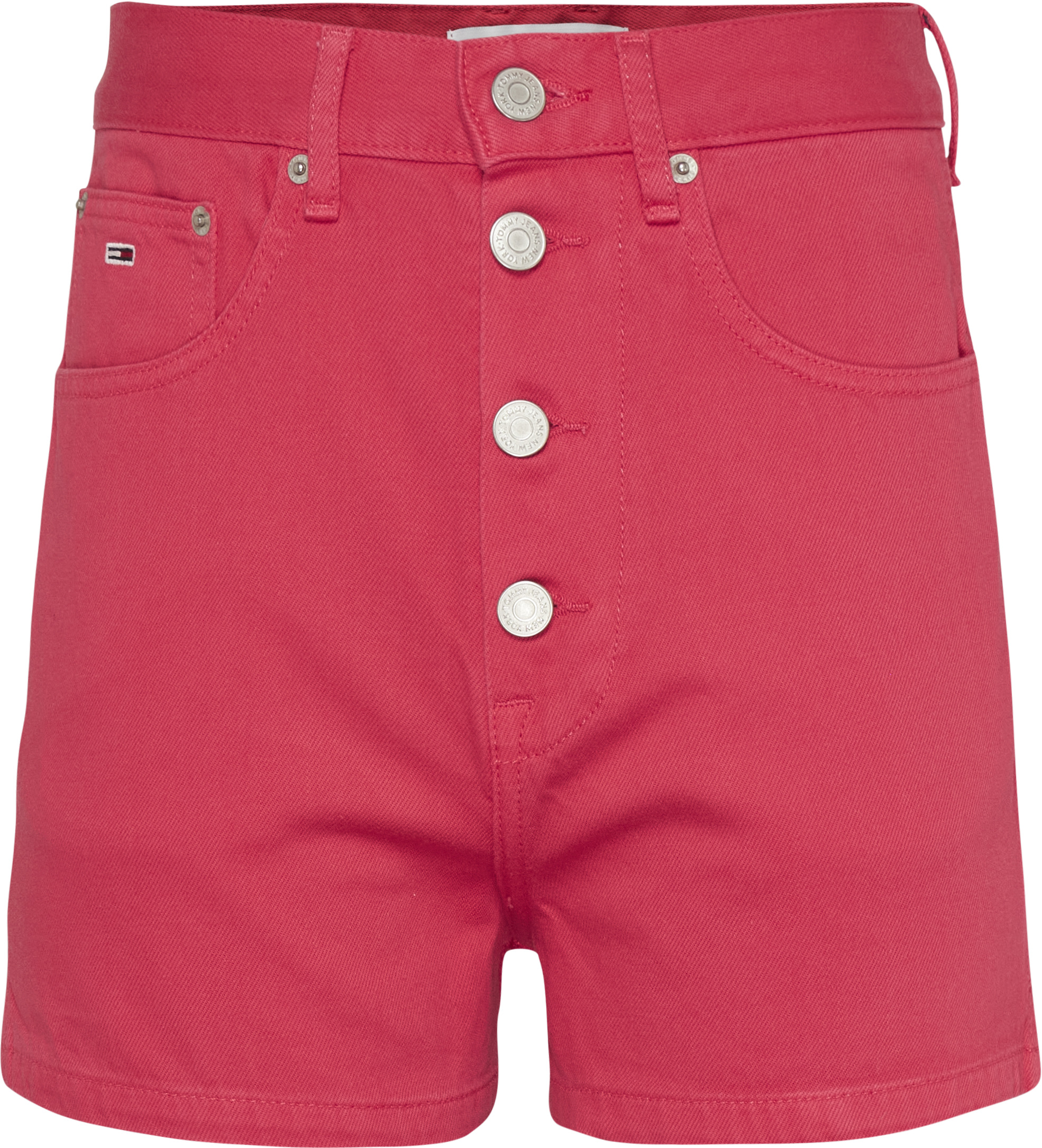 TOMMY JEANS SHORTS HARPER A VITA ALTA IN DENIM