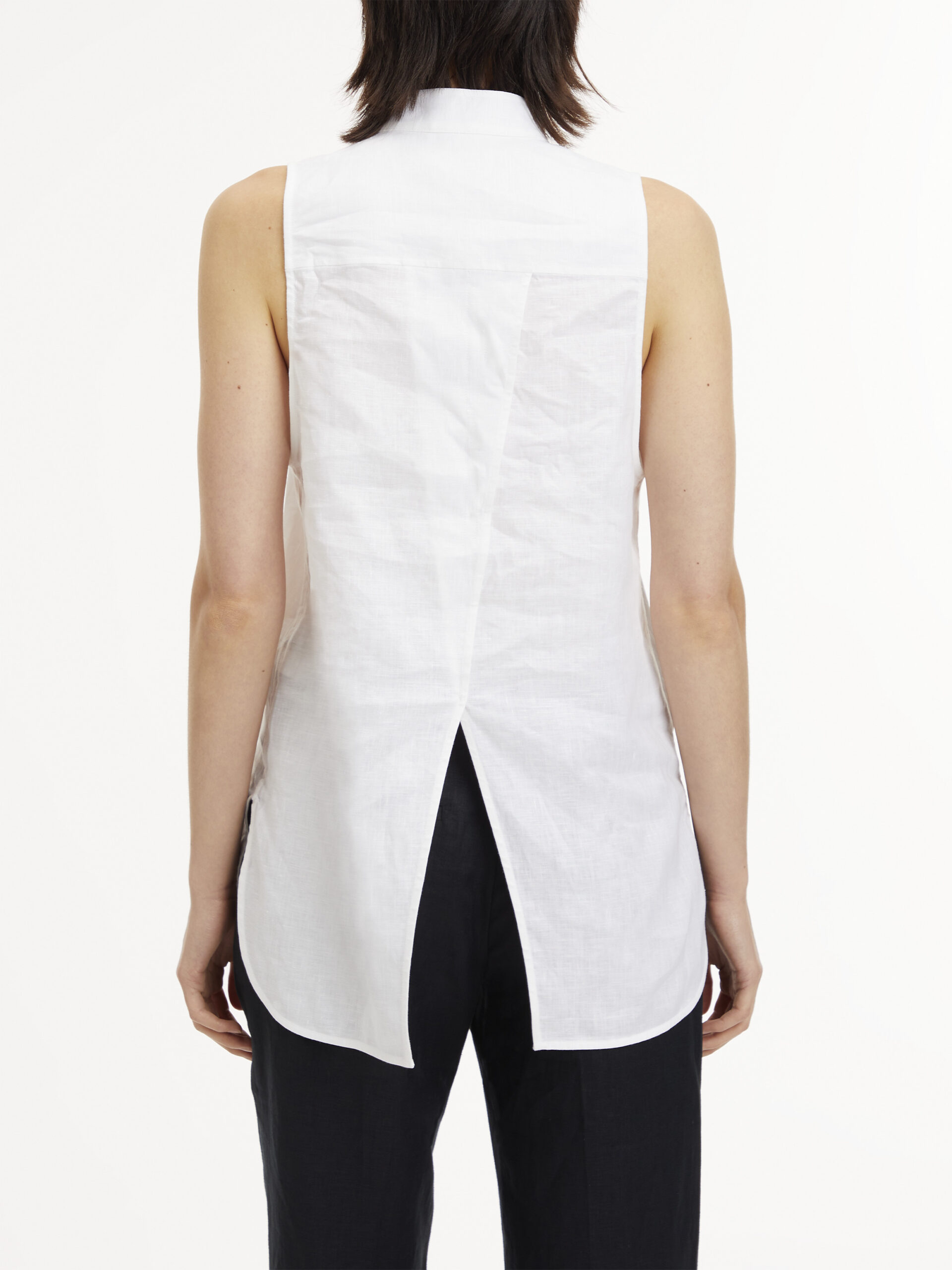 Alternative view of CALVIN KLEIN CAMICIA SENZA MANICHE IN PURO LINO