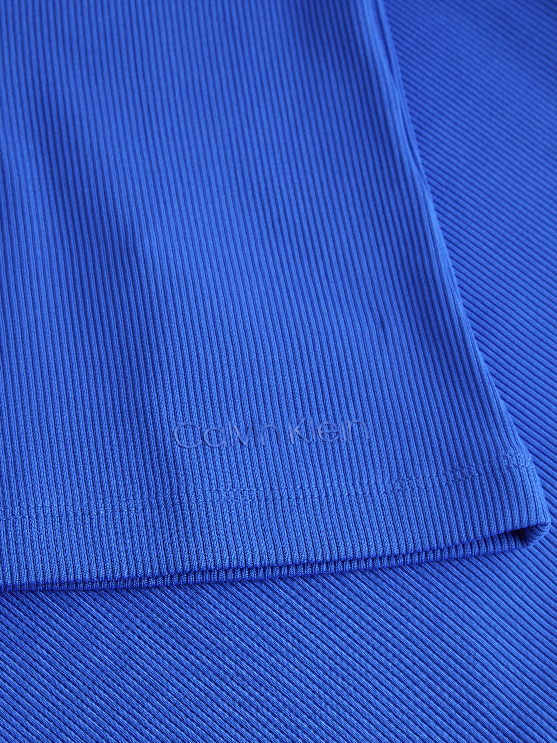 Alternative view of CALVIN KLEIN CAMICIA ASIMMETRICA A COSTINE SKINNY
