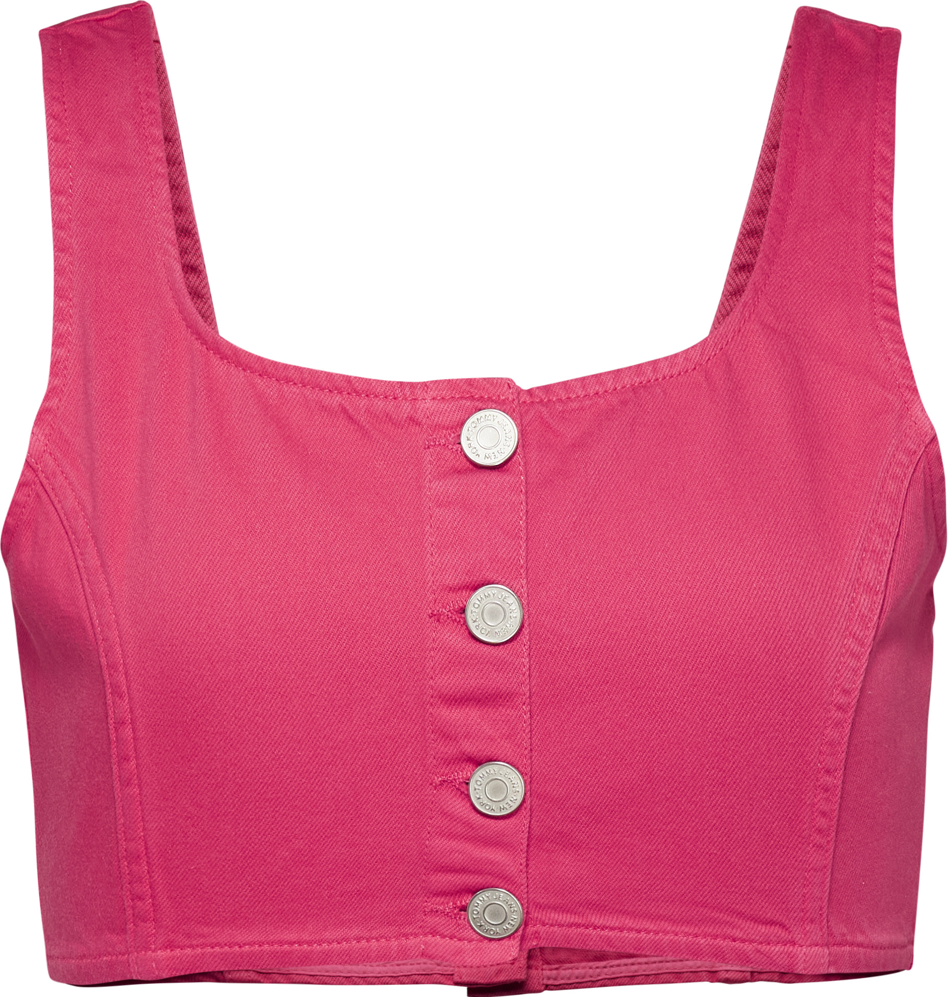 TOMMY JEANS CROP TOP SLIM FIT IN DENIM