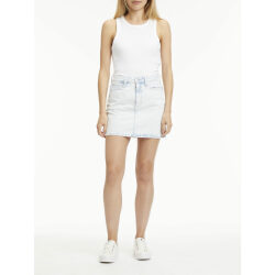 Alternative view of CALVIN KLEIN JEANS MINIGONNA DI JEANS A VITA ALTA