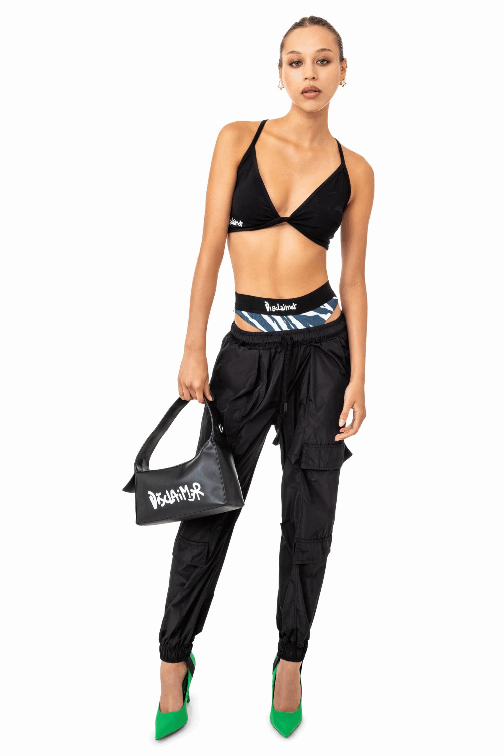 Alternative view of DISCLAIMER PANTALONI IN NYLON