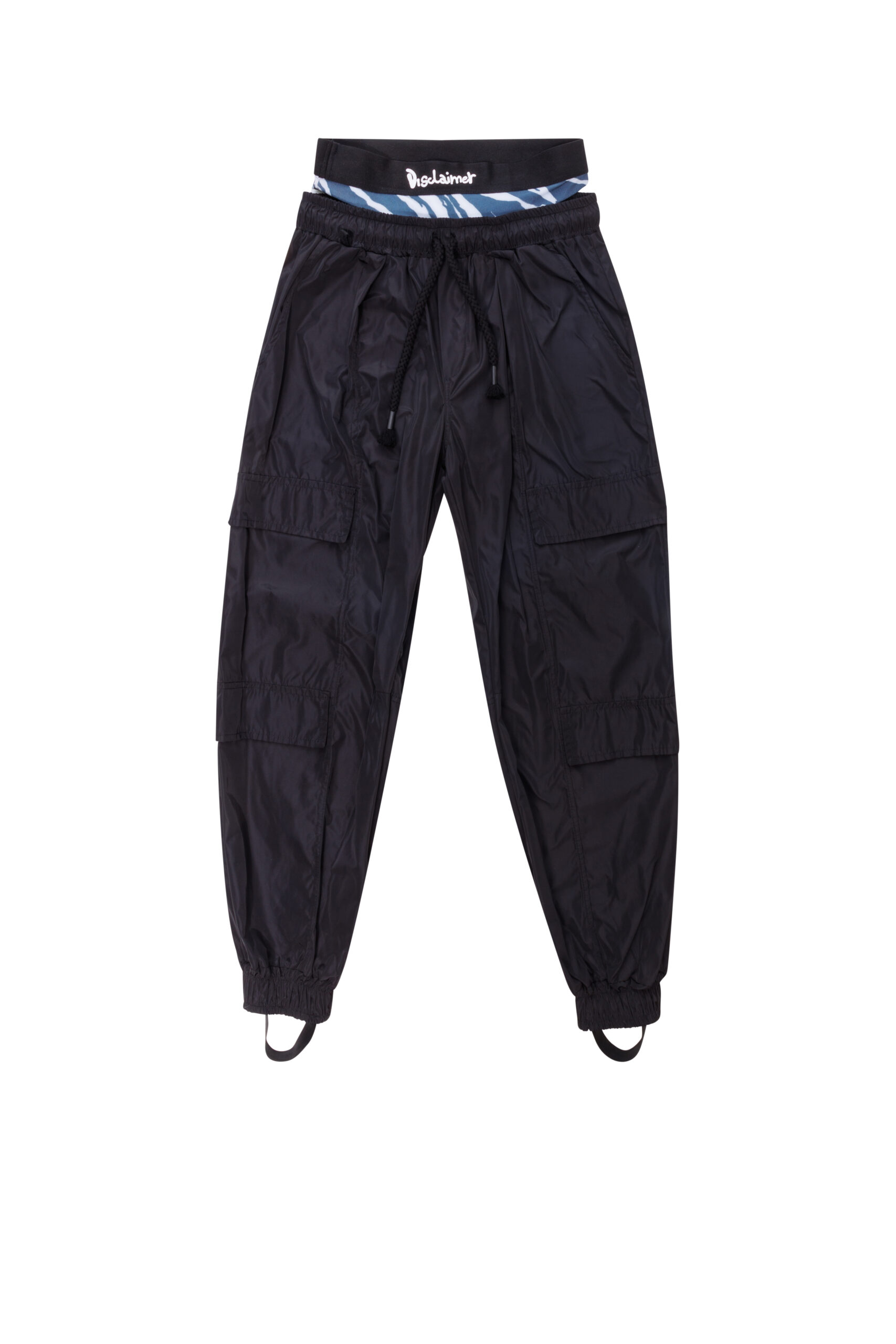 DISCLAIMER PANTALONI IN NYLON