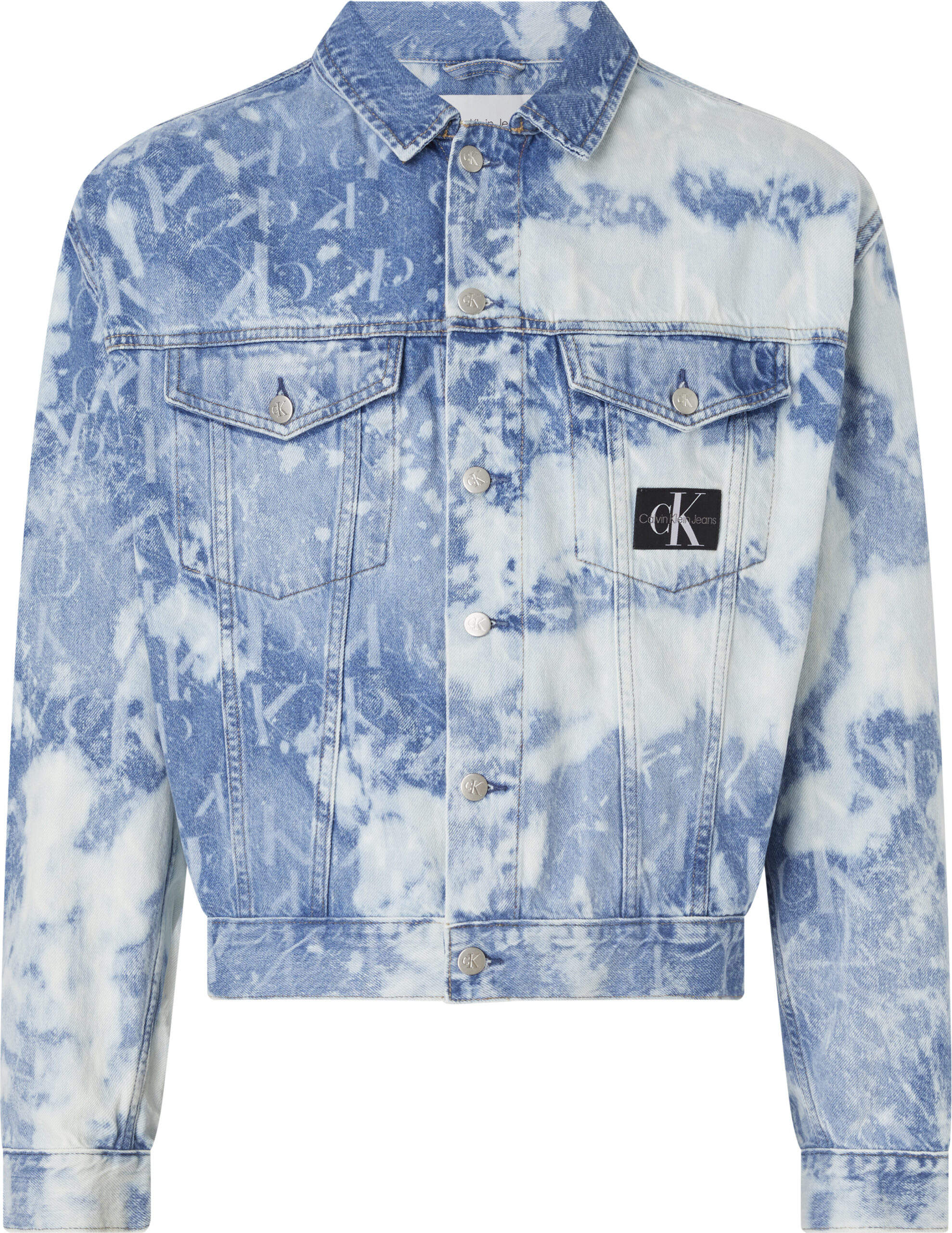 CALVIN KLEIN JEANS GIACCA IN DENIM BOXY OVERSIZED