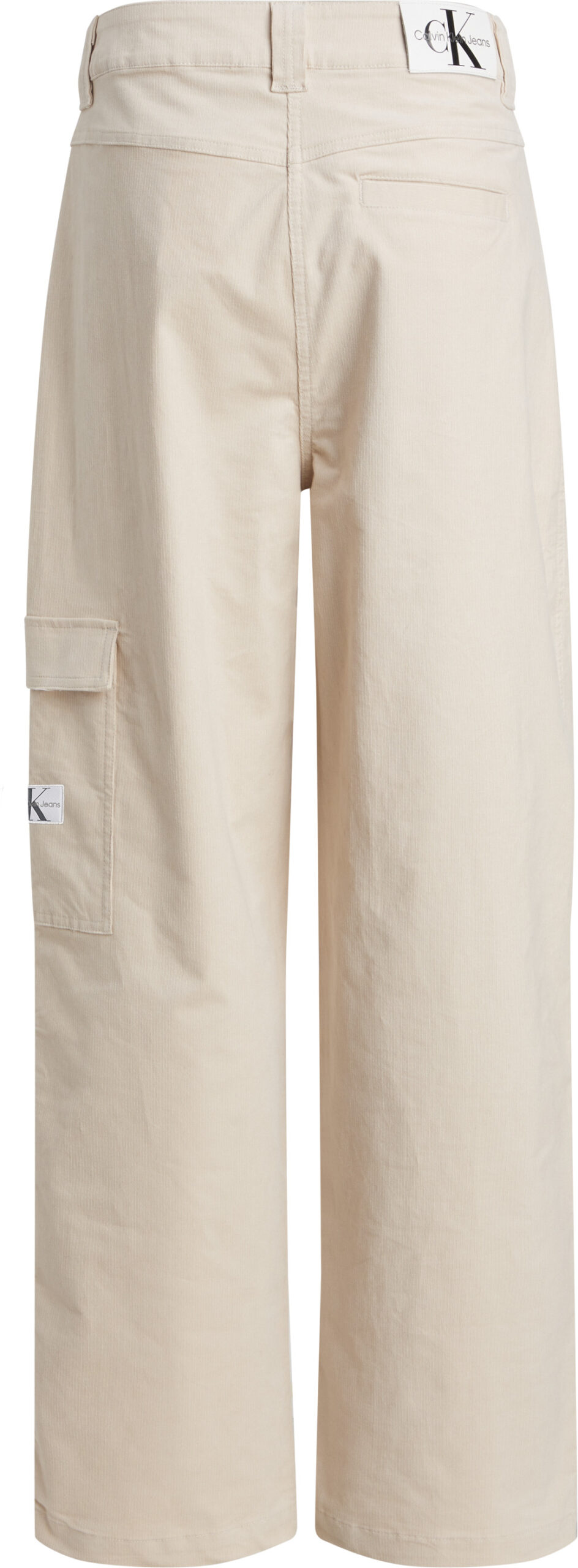 Alternative view of CALVIN KLEIN PANTALONI CARGO IN VELLUTO A COSTE E VITA ALTA