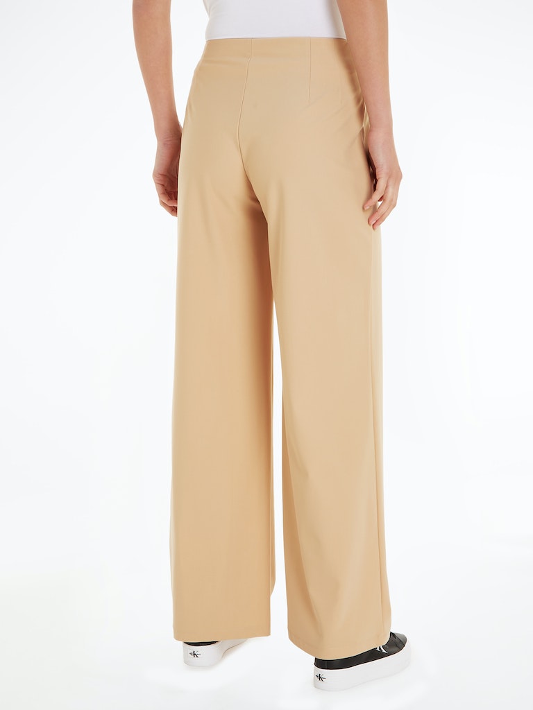 Alternative view of CALVIN KLEIN JEANS PANTALONI IN MAGLIA A GAMBA LARGA