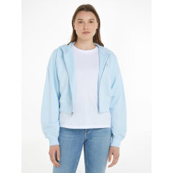 CALVIN KLEIN JEANS FELPA CORTA CON ZIP INTEGRALE