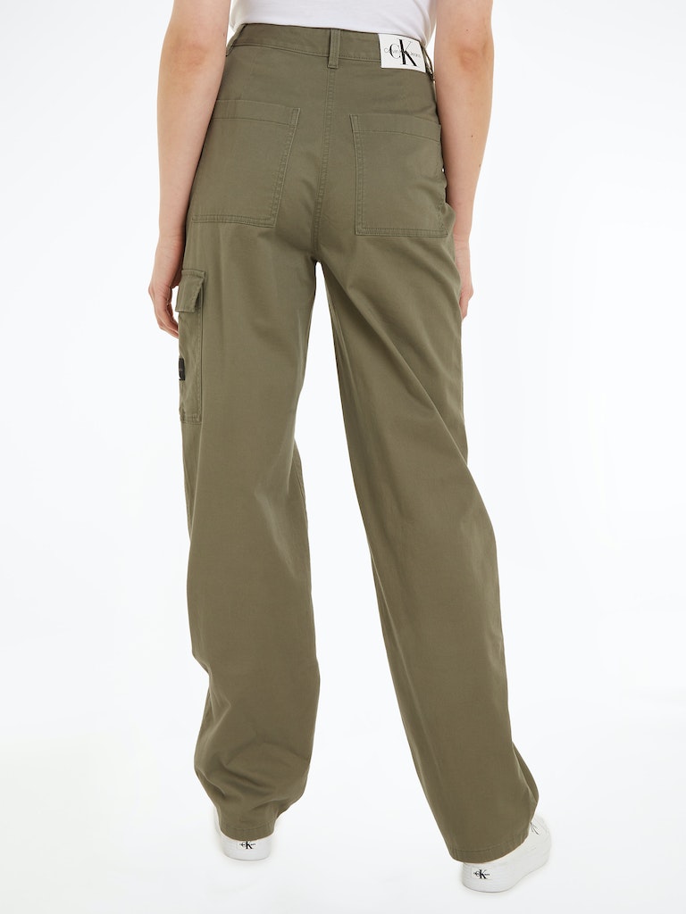 Alternative view of CALVIN KLEIN PANTALONI CARGO IN TWILL DI COTONE