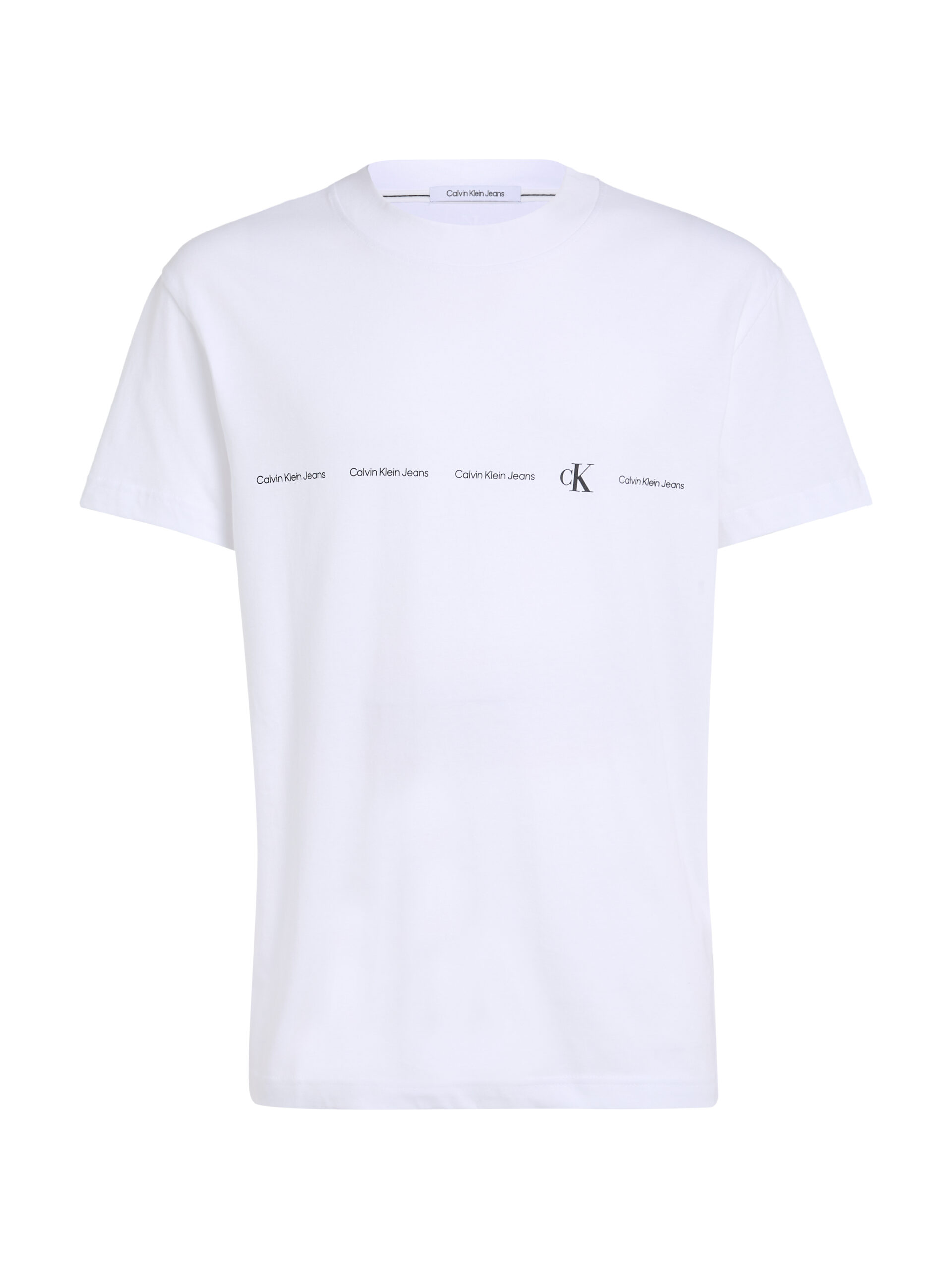 CALVIN KLEIN JEANS T-SHIRT CON LOGO RIPETUTO