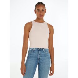 CALVIN KLEIN JEANS TOP CON CUT OUT IN JERSEY MILANO