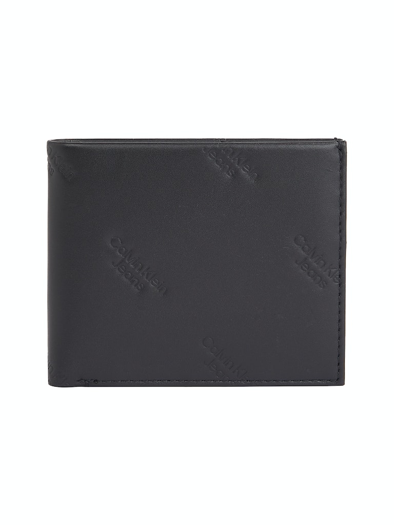 CALVIN KLEIN PORTAFOGLIO IN PELLE CON PORTAMONETE E BLOCCO RFID