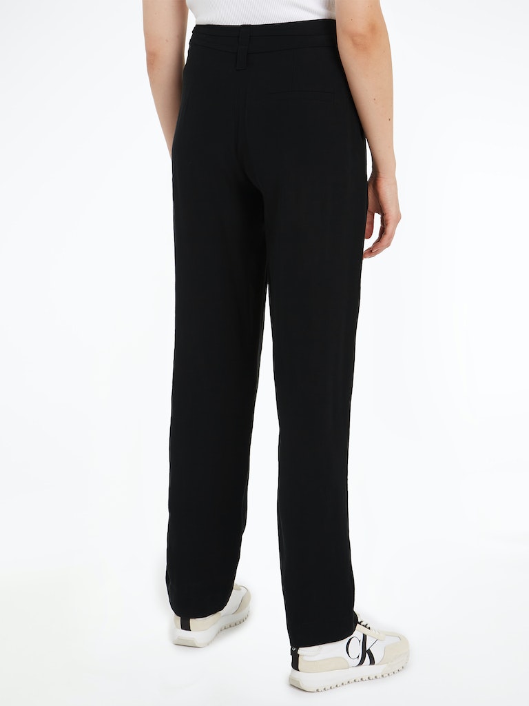 Alternative view of CALVIN KLEIN JEANS PANTALONI AFFUSOLATI IN TWILL