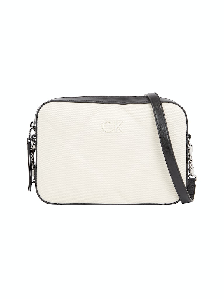 CALVIN KLEIN BORSA A TRACOLLA IN TELA TRAPUNTATA