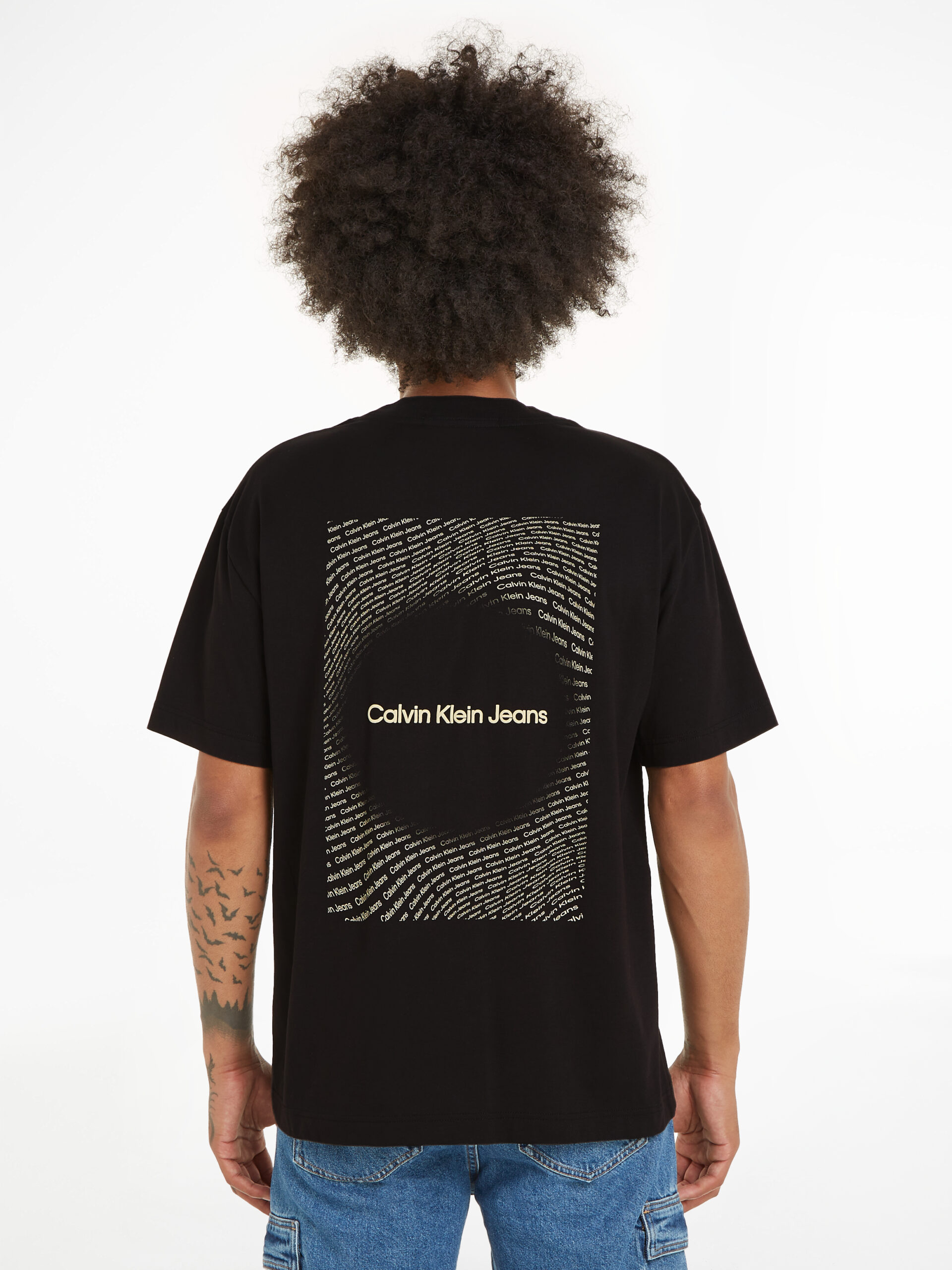 Alternative view of CALVIN KLEIN JEANS T-SHIRT CON LOGO POSTERIORE