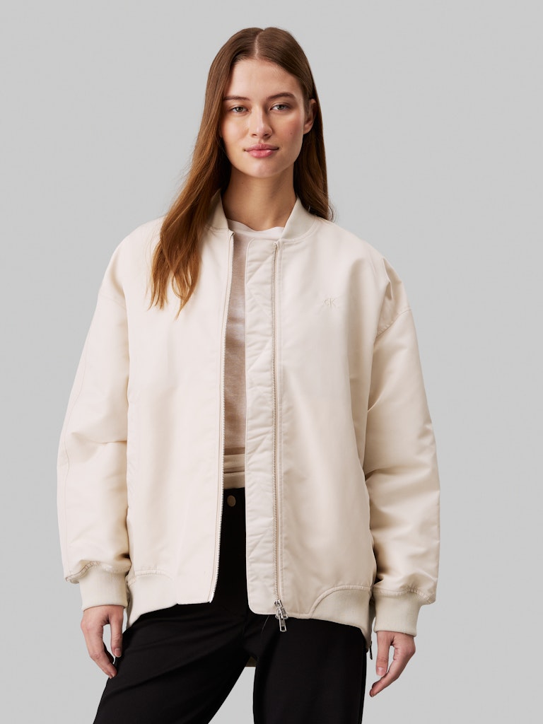 CALVIN KLEIN JEANS GIUBBOTTO BOMBER IN RASATELLO