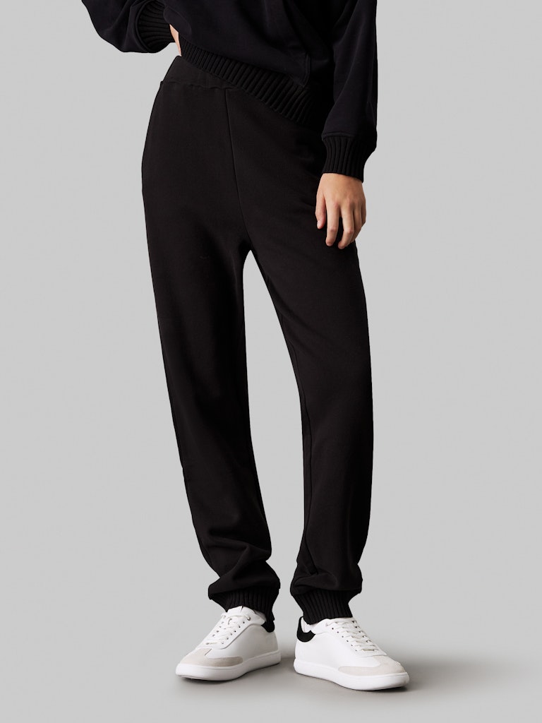 CALVIN KLEIN JEANS PANTALONI DA TUTA IN MORBIDO COTONE