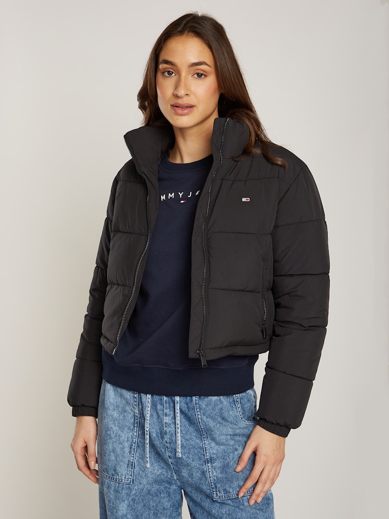 TOMMY JEANS GIUBBINO CROP IMBOTTITO CON ZIP
