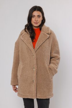 RINO & PELLE CAPPOTTO TEDDY MEDIA LUNGHEZZA