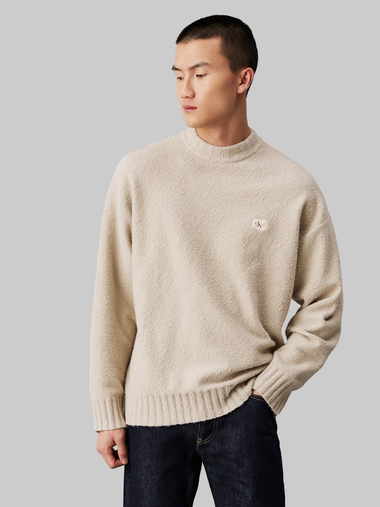 CALVIN KLEIN JEANS MAGLIONE RELAXED FIT BOUCLE'